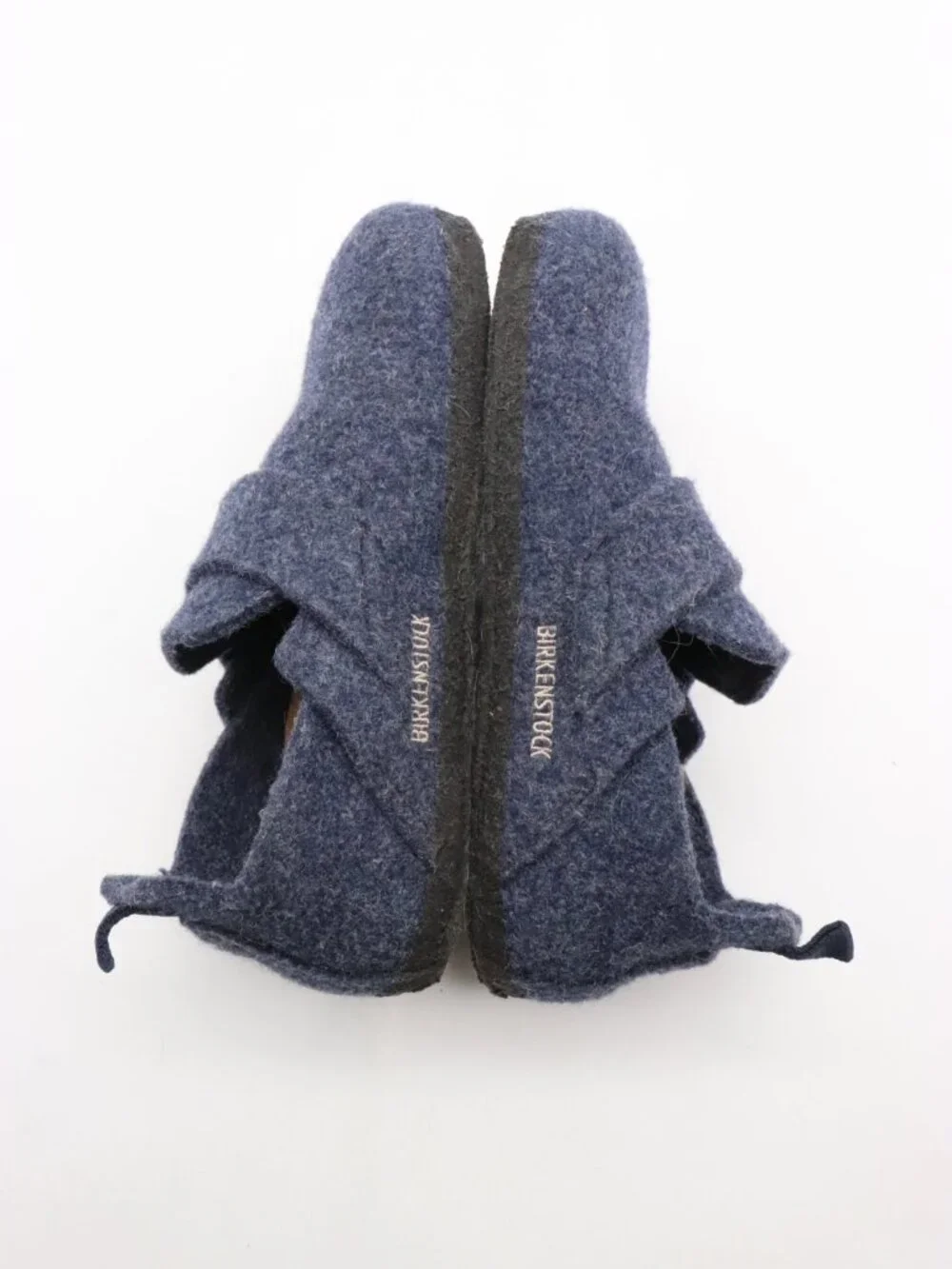 Birkenstock Zermatt HL Kids US 2 EU 33 Fit Blue Wool Felt Slippers Shoes